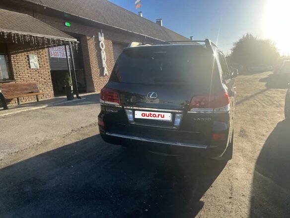2012 Lexus LX 570 III Рестайлинг, чёрный, 4200000 рублей - вид 2
