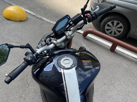 2015 Yamaha MT-09 (FZ-09), фиолетовый, 740000 рублей, вид 1