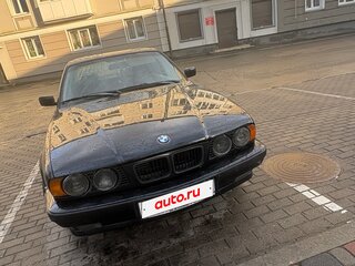 1995 BMW 5 серии 520i III (E34), чёрный, 400000 рублей, вид 2