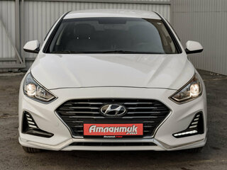 2018 Hyundai Sonata VII (LF) Рестайлинг, белый, 1735000 рублей, вид 2