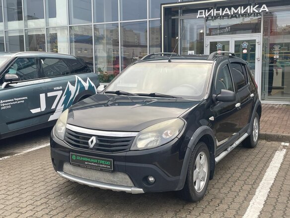 2012 Renault Sandero Stepway I, чёрный, 560000 рублей