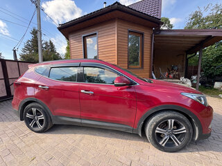 2017 Hyundai Santa Fe III Рестайлинг, красный, 2450000 рублей, вид 4