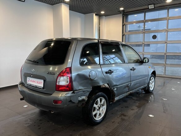 2008 Lada (ВАЗ) Kalina I, серый - вид 2