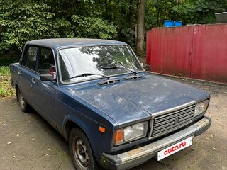 2009 Lada (ВАЗ) 2107, синий, 110000 рублей, вид 2