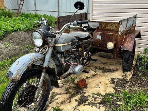 1992 Урал МГ-350, серый, 75000 рублей - вид 1