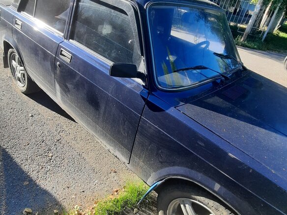 2011 Lada (ВАЗ) 2107, синий, 160000 рублей