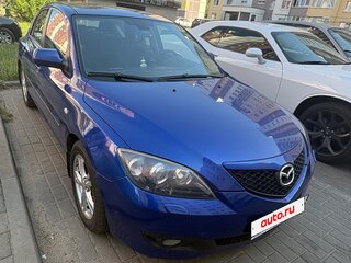 2008 Mazda 3 I (BK) Рестайлинг, синий, 750000 рублей, вид 3
