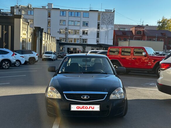 2013 Lada (ВАЗ) Priora I, чёрный, 299999 рублей - вид 1