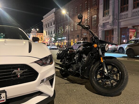 2017 Indian Scout, чёрный, 1050000 рублей - вид 13