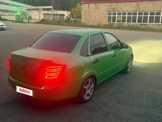 2013 Lada (ВАЗ) Granta I, зелёный, 450000 рублей, вид 4