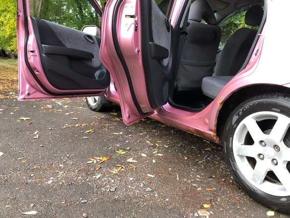 2002 Honda Fit I, розовый, 360000 рублей - вид 16