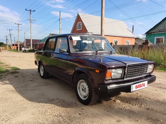 2001 Lada (ВАЗ) 2107, фиолетовый, 280000 рублей - вид 4