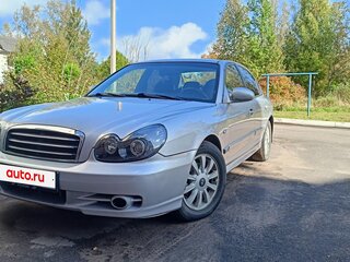 2005 Hyundai Sonata ТагАЗ IV (EF) Рестайлинг, серебристый, 480000 рублей, вид 2