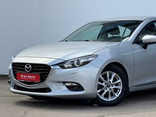 2017 Mazda 3 III (BM) Рестайлинг, серебристый, 1550000 рублей, вид 2