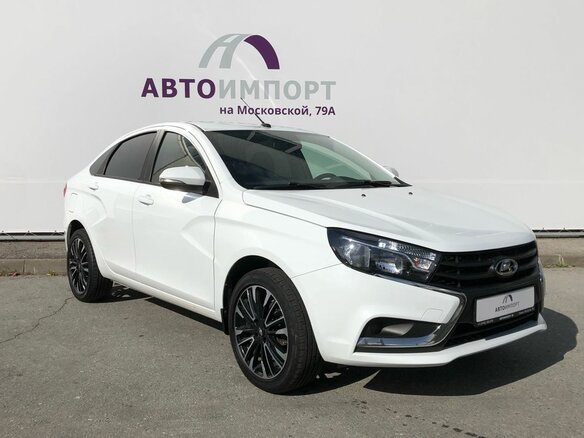 2020 Lada (ВАЗ) Vesta I, белый, 895000 рублей - вид 2