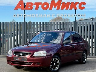 2011 Hyundai Accent ТагАЗ II, красный, 495000 рублей, вид 1