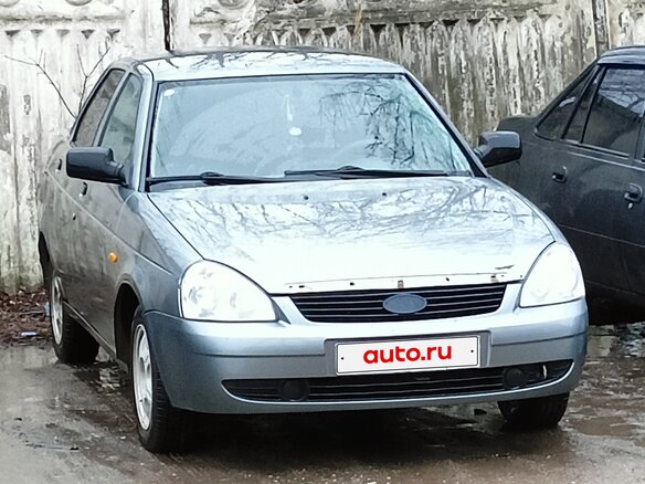 2008 Lada (ВАЗ) Priora I, серый, 165000 рублей - вид 5