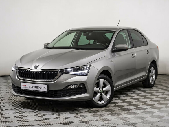 2021 Skoda Rapid II, серебристый