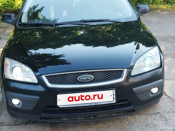 2007 Ford Focus II, чёрный, 385000 рублей