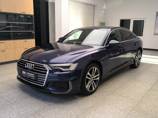 2021 Audi A6 45 TFSI V (C8), синий, 3250000 рублей, вид 1