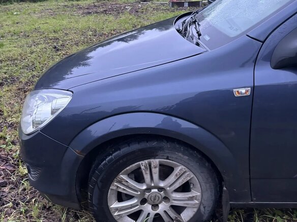 2009 Opel Astra H Рестайлинг, синий, 400000 рублей - вид 3