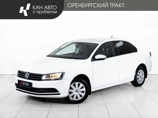 2016 Volkswagen Jetta VI Рестайлинг, белый, 1154000 рублей, вид 1