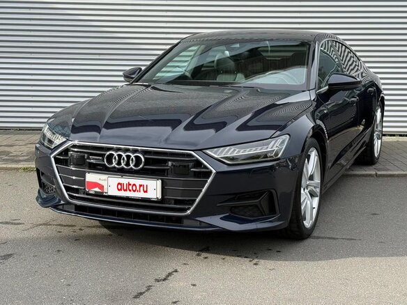 2023 Audi A7 40 TDI II (4K), синий - вид 1