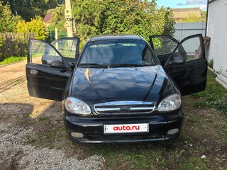 2008 Chevrolet Lanos I, чёрный, 180000 рублей, вид 1