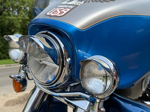 1997 Harley-Davidson Electra Glide, синий, 820000 рублей - вид 20