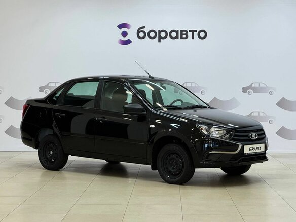 2026 Lada (ВАЗ) Granta I Рестайлинг, чёрный, 845000 рублей - вид 1