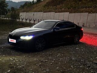 2018 BMW 5 серии 520d VII (G30/G31/G38), чёрный, 2450000 рублей, вид 2