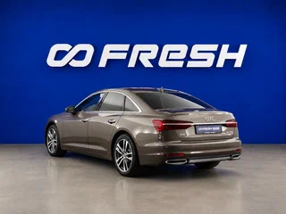 2018 Audi A6 55 TFSI V (C8), коричневый, 4299077 рублей, вид 2