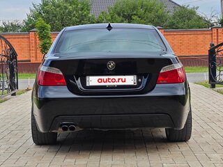 2007 BMW 5 серии 530i V (E60/E61) Рестайлинг, чёрный, 1550000 рублей, вид 5