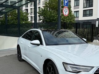 2020 Audi A6 40 TDI V (C8), белый, 4555000 рублей, вид 2