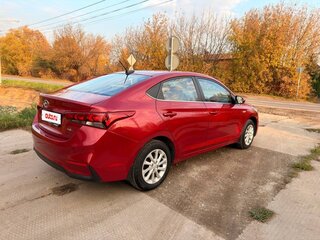 2017 Hyundai Solaris II, красный, 1140000 рублей, вид 3