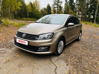 2018 Volkswagen Polo V Рестайлинг, бежевый, 1200000 рублей, вид 2
