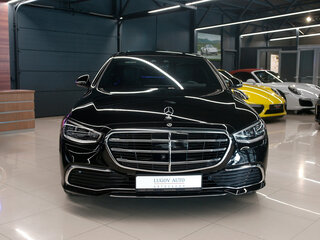 2021 Mercedes-Benz S-Класс 450 Long 4MATIC VII (W223), чёрный, 9500000 рублей, вид 2