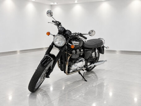 2007 Triumph Bonneville T100, чёрный, 413699 рублей, вид 3