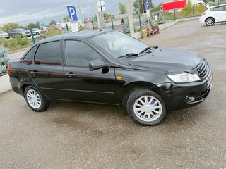 2013 Lada (ВАЗ) Granta I, чёрный, 430000 рублей, вид 3