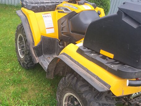 2005 Polaris Sportsman 450, жёлтый, 430000 рублей, вид 5