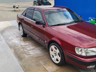 1991 Audi 100 IV (C4), красный, 530000 рублей, вид 1
