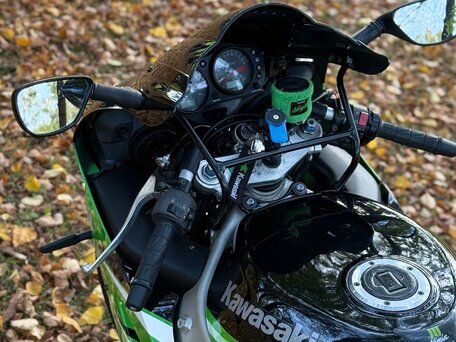 2000 Kawasaki ZX-6R Ninja, зелёный, 360000 рублей, вид 5