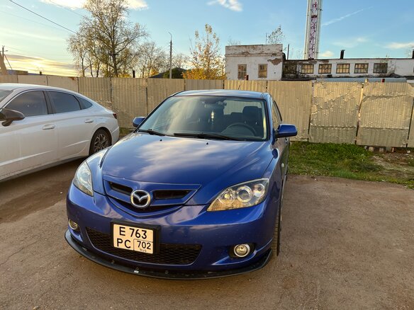 2007 Mazda 3 I (BK) Рестайлинг, синий, 660000 рублей
