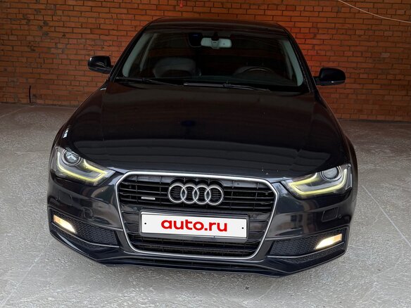 2013 Audi A4 IV (B8) Рестайлинг, чёрный, 1450000 рублей - вид 1