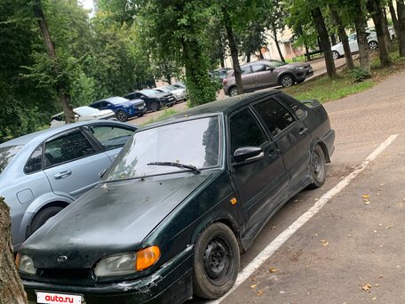 2003 Lada (ВАЗ) 2115, зелёный, 100000 рублей, вид 2