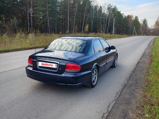 2007 Hyundai Sonata ТагАЗ IV (EF) Рестайлинг, синий, 460000 рублей, вид 5