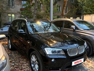 2011 BMW X3 35i xDrive II (F25), чёрный, 2300000 рублей, вид 1