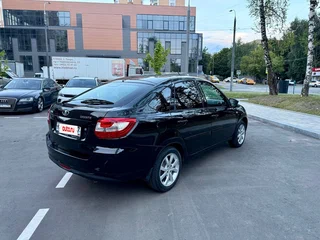 2015 Lada (ВАЗ) Granta I, чёрный, 619000 рублей, вид 4