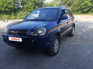2006 Hyundai Tucson I, синий, 400000 рублей, вид 1