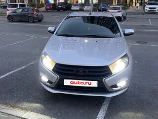 2017 Lada (ВАЗ) Vesta I, серебристый, 1000000 рублей, вид 3